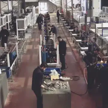 manufacturing process of industrial cooling system