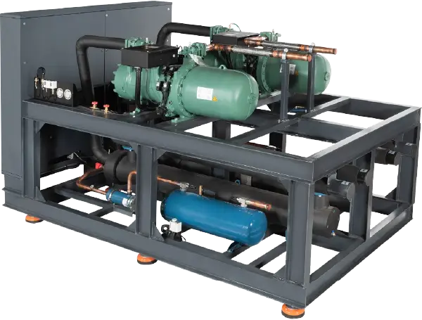 2 compressor Screw Type Refrigeration Units