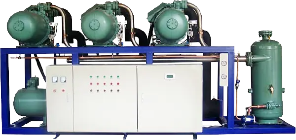 3 compressor Screw Type Refrigeration Units